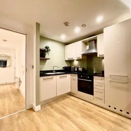 Chic Leeds City Apartment, Free Parking, Balcony Exterior foto